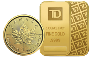 Two gold bars and a gold coin